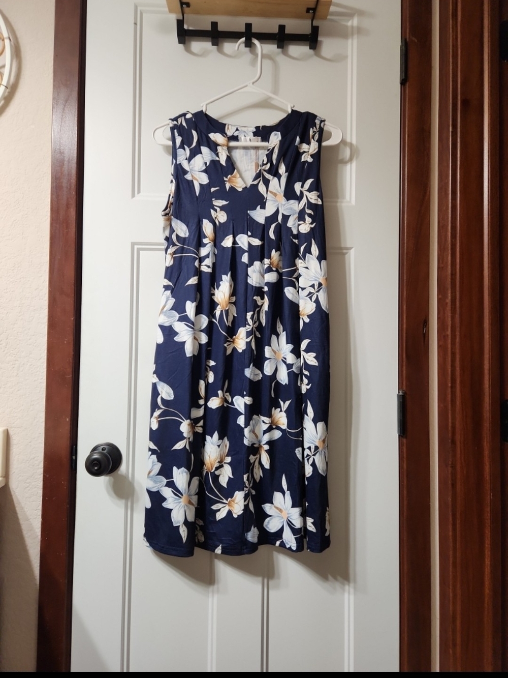 NWT Hot Touch Navy Floral Dress